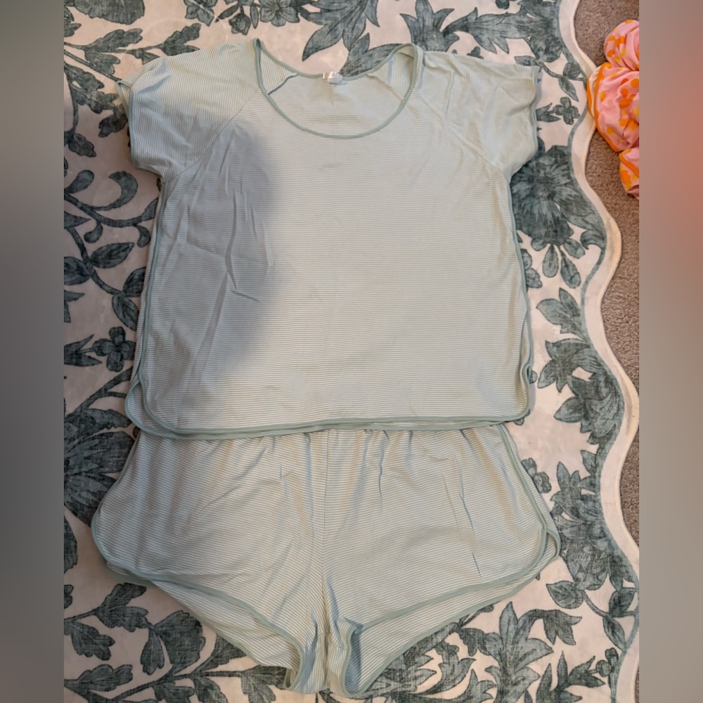 Women's Light Green Sleepwear Set